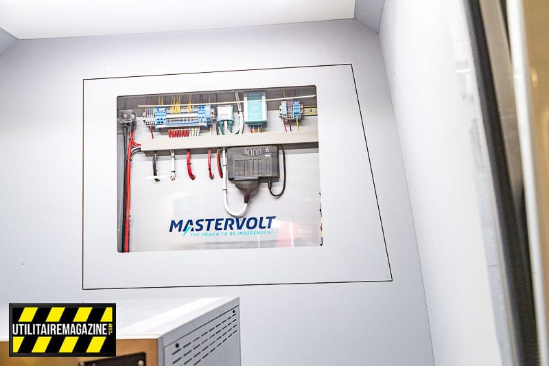 Détail de la connectivité des éléments Mastervolt.
