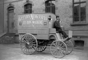 Avant Amazon et ses livraisons express, il y avait un fourgon qui roulait à 15 km/h : l’histoire du premier véhicule de livraison