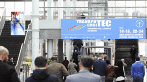 Entrée du salon Transpo Logi Tec 2026 Italie