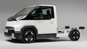 Kia PV5 Chassis-Cab : une batterie de 71,2 kWh pour les carrossiers